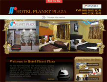 Tablet Screenshot of hotelplanetplaza.com